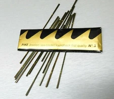 Pike #3 Jewelry Saw Blade Jewelers Sawframe Saws Blades Swiss Made Grobet 144pcs
