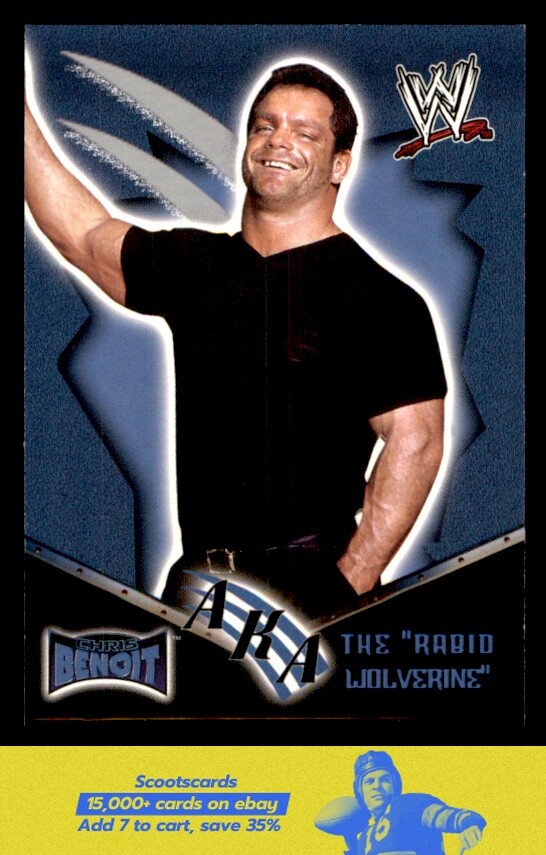 2002 Fleer WWE Royal Rumble Chris Benoit #78 The Rabid Ijolverine