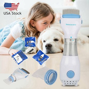 Flea Comb Treatment Pet Head Lice Eliminator Vaccum Hair Cleaner