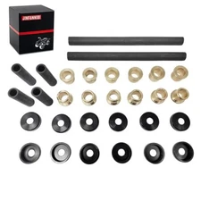 Front A Arm Bushings Bronze Shaft Dust Cover Caps For Yamaha Banshee 350 YFZ350