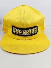 Vintage USA MADE K-BRAND Superior Patch Trucker Hat Snapback Dad Cap