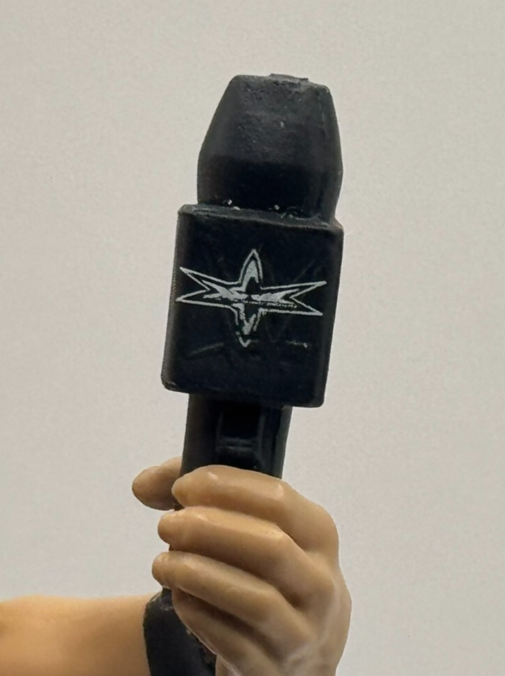 Wcw Microphone WWE WCW Microphone Accessory Mattel Figure Prop 1/12 L3 | eBay