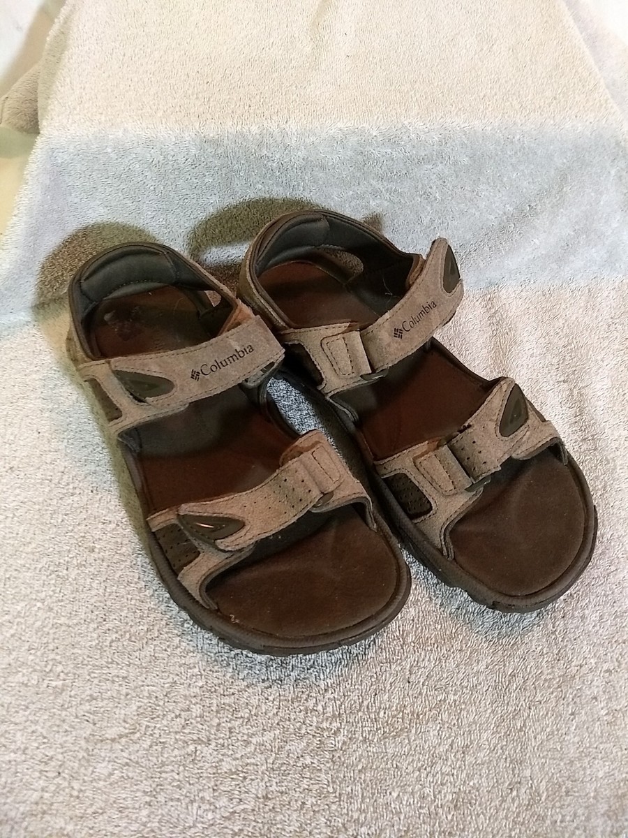 Columbia Mens Gray Leather Ridgeway Tuna Sport Sandals, Size: 10  Pre-Own#US75-14 | eBay
