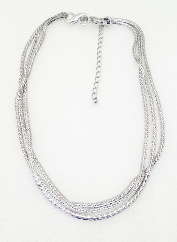 Lia Sophia CLASSIFIED Necklace 3Strands, 2 Infinitme Infinity Clasp &1 Extender