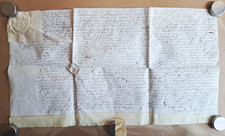 Handschrift Urkunde Pergament mit Siegel, Fürstentum Geldern, 1716