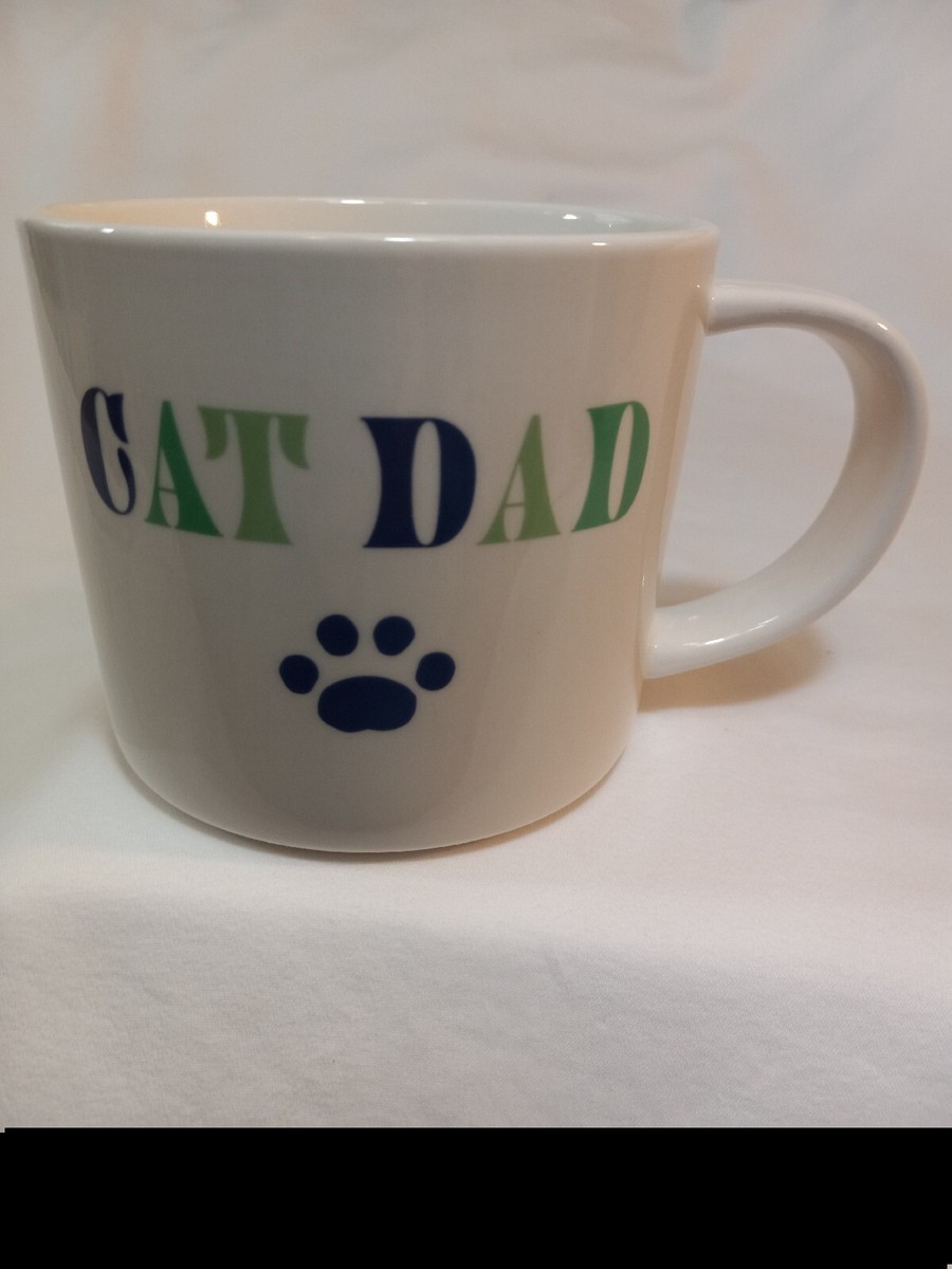 Cat Dad Coffee Mug Cup Parker Lane | eBay