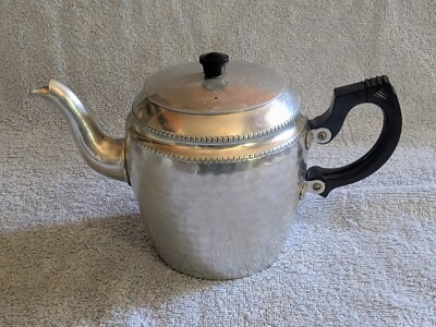 Vintage Sona Ware Aluminum 6548 Teapot Aluminum Works Stratford on Avon England
