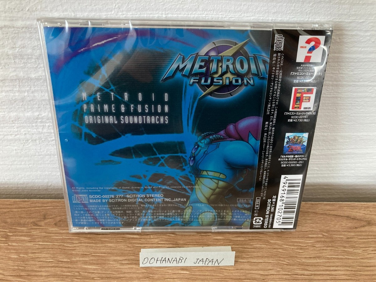 Metroid Prime And Fusion Original Soundtrack OST Japan GAME MUSIC