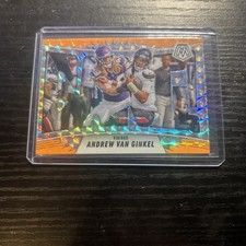 2025 Panini Mosaic Andrew Van Ginkel Orange Fluorescent BANG! #3 Vikings