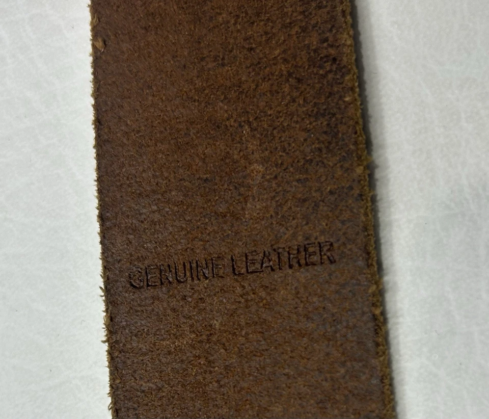 Ремень American Eagle Outfitters 34 натуральная кожа коричневый классический штапель - Изображение 4 из 4