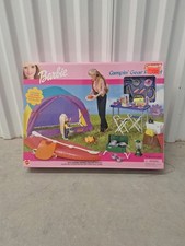 BARBIE Campin' Gear Playset COLEMAN Camping 2001 Mattel 88819 Factory Sealed NEW