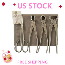 4-Piece Professional Bonsai Tool Set - Concav...