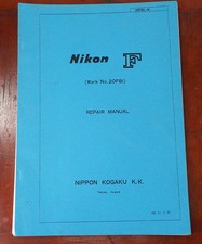 NIKON F REPAIR MANUAL 20FB1, 11/69 PHOTOMIC AND NON-METERED FINDERS/227641