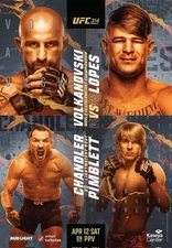UFC 314 Alexander Volkanovski Vs Diego Lopes Championship Poster No Frame
