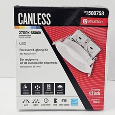 4.3 Canless LED Recessed Light 2700K-6500K Dimmable 90 CRI Slim NEW