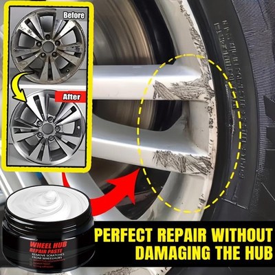 Car Wheel Rim Scratch Repair Paste, Black-white-silver Alloy Rim Refurbishment