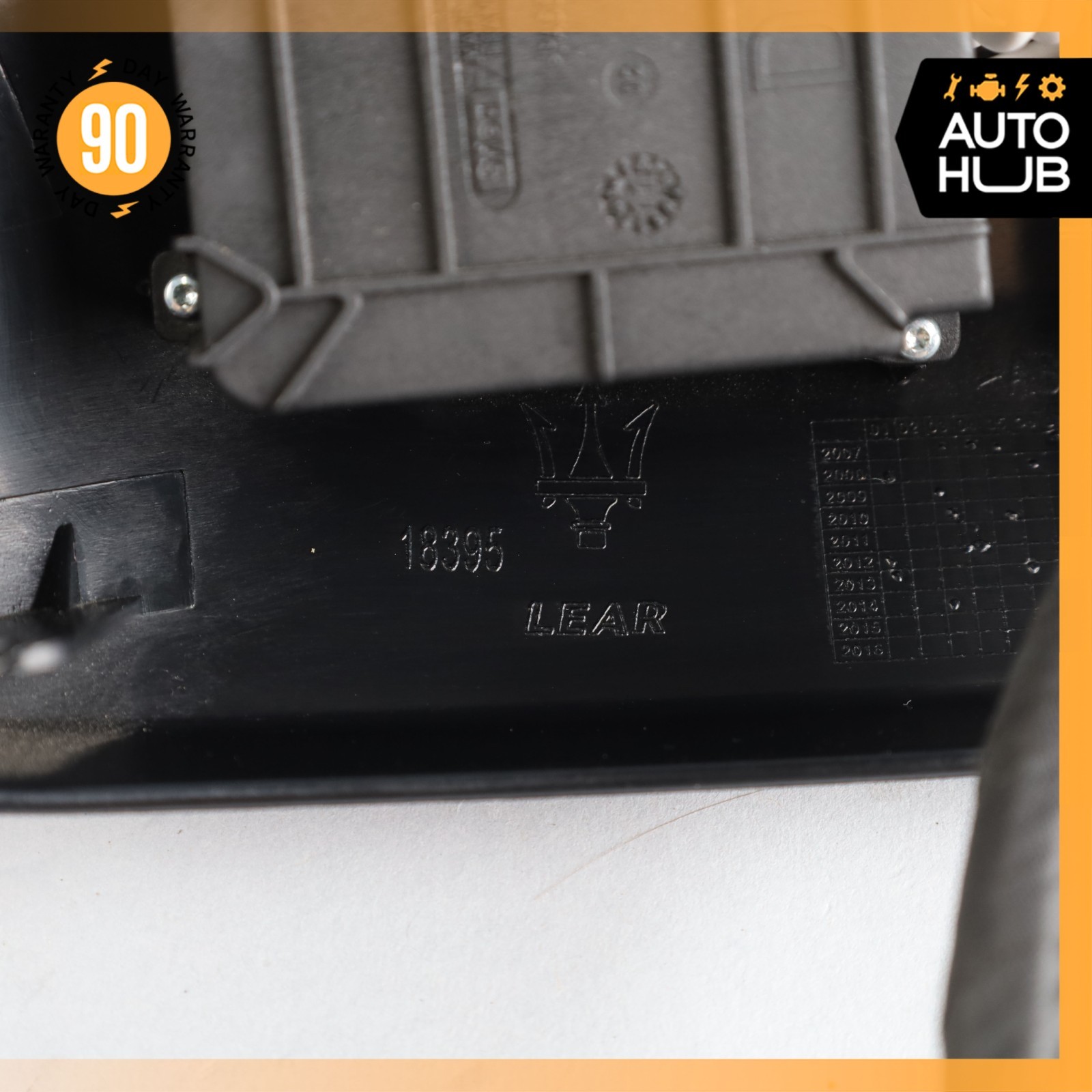 08-19 Maserati GranTurismo M145 Right Seat Control Panel Trim w/Switch OEM 47k
