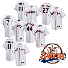 Men's/Youth Astros White Home Replica Baseball Stitched Jersey S-3XL