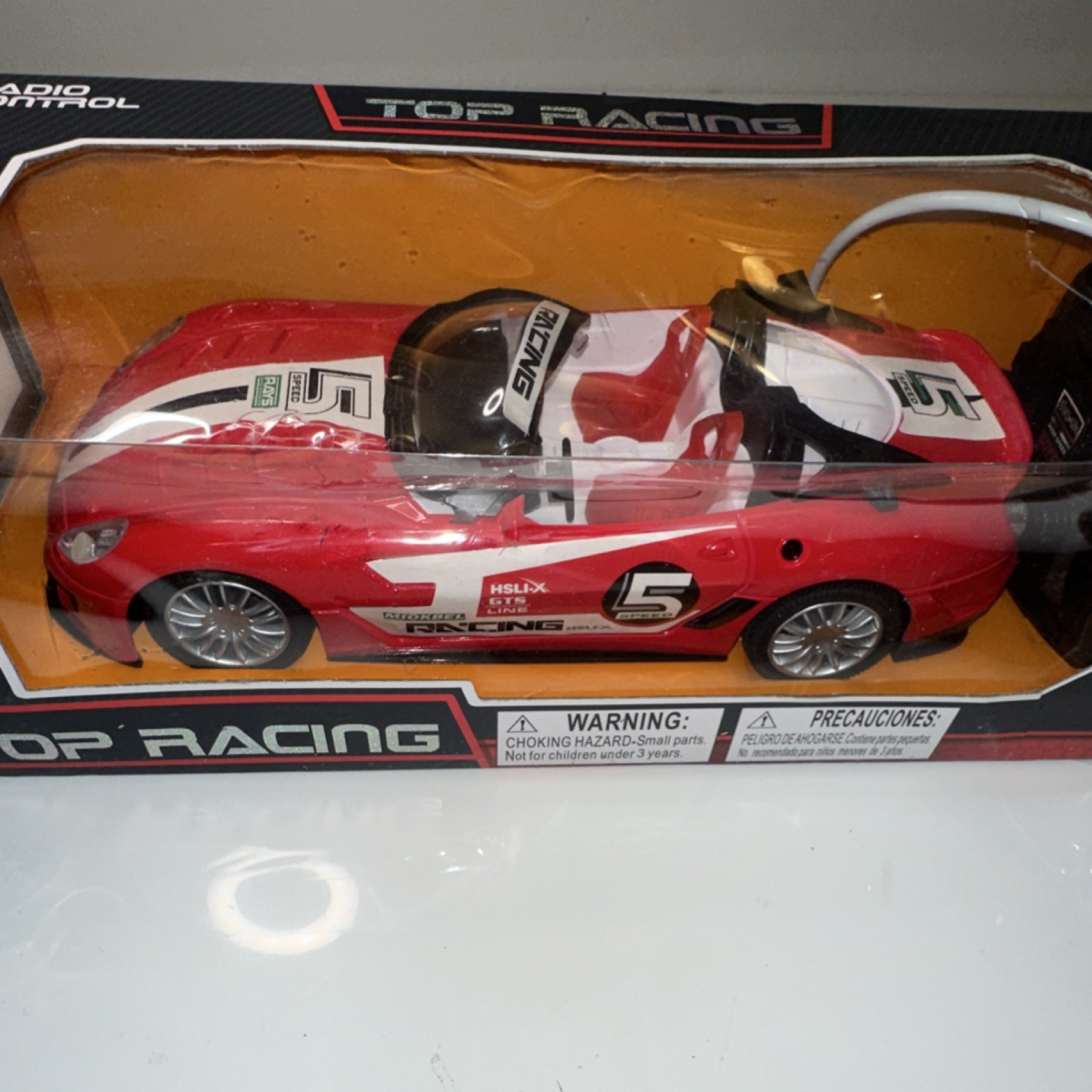 Hslix Gtr Line Red White Black Ages 4-7 8-11 #5