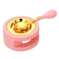 Wax Seal Warmer with Melting Spoon,for Wax Sealing Stamp Pink,1.46 x 2.95"