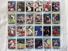 1992 DONRUSS 47 BASEBALL CARD LOT KEN GRIFFEY JR WILL CLARK BARRY LARKIN COLEMAN