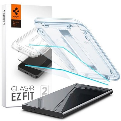 Spigen 2x Echt Schutzglas für Samsung Galaxy S25 / S24 Ultra / S24 Panzerfolie