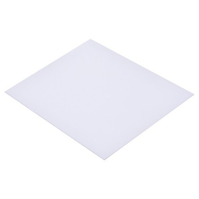 White ABS Plastic Sheet 10x8x0.02inch for Building Model, DIY Crafts, Pack of 4