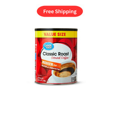 Great Value Classic Medium Roast Ground Coffee, Naturally Caffeinated, 40.3 oz 10.21 per pound