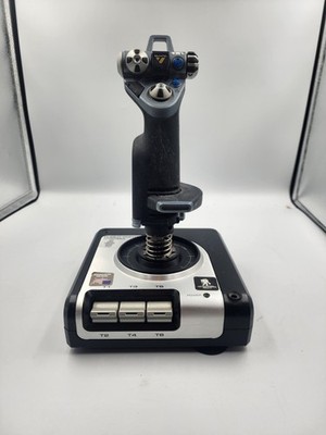 FOR PARTS *** Logitech G Saitek X52 USB Flight Control System Windows Joy Stick