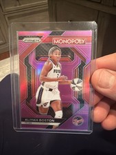Aliyah Boston - 2024 WNBA Panini Pink Prizm 82/149 Monopoly SPl Card #WNBA17