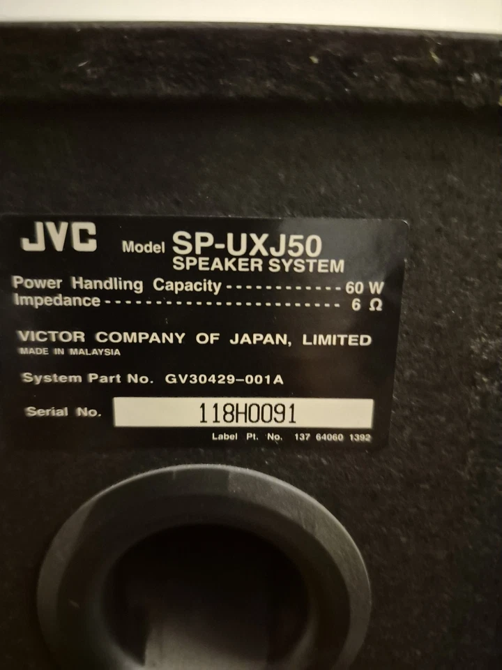 ALTOPARLANTI  JVC usati - Immagine 4 di 4