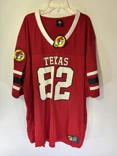 Buc-ee’s Red Football Jersey XXXL 3XL Buc-ees Texas #82 - New With Tag