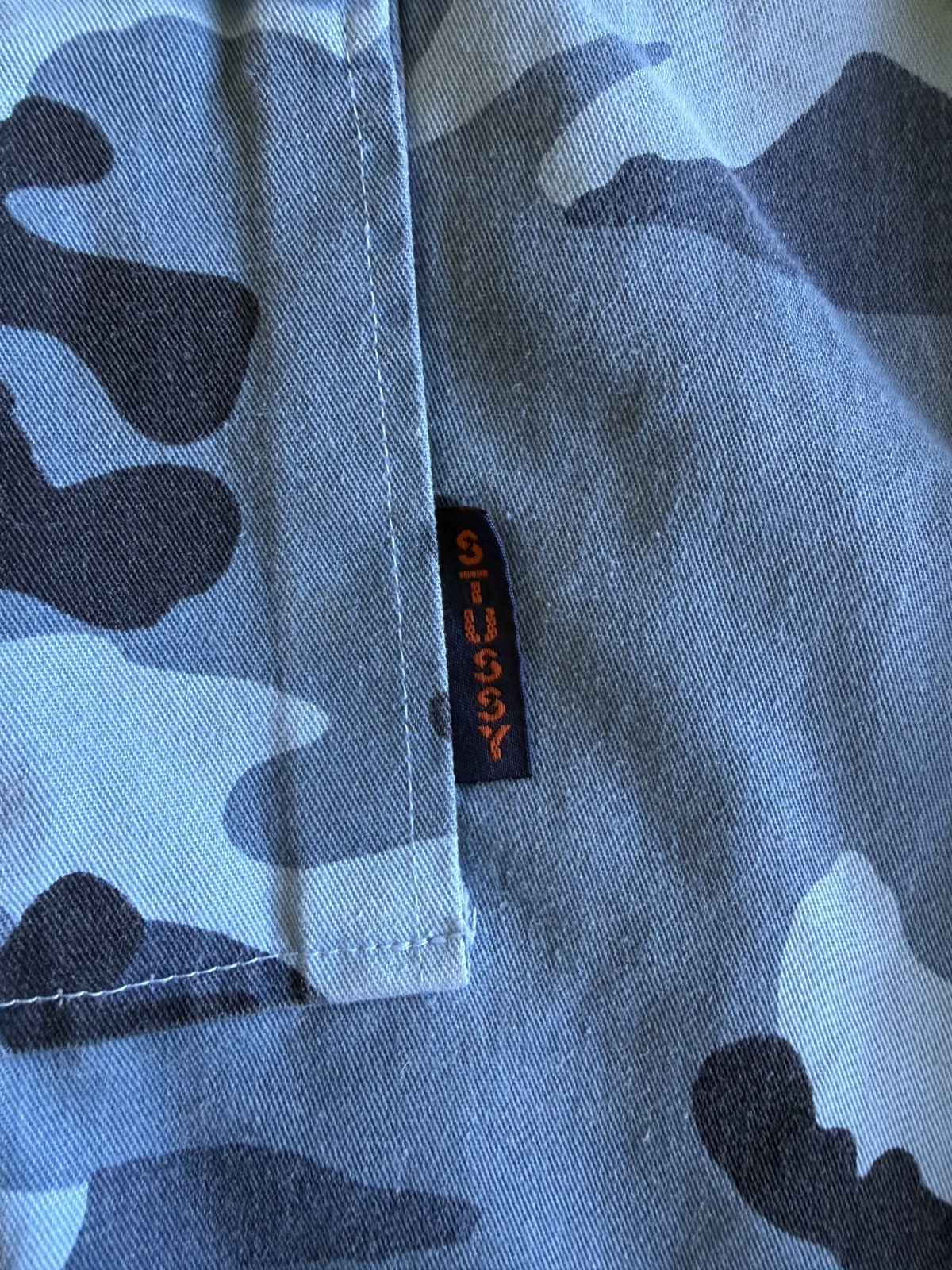 VTG Stussy Outdoor Cargo Blue Camo Pants 90s Streetwear Men's Size 34x30 RARE! image 9
