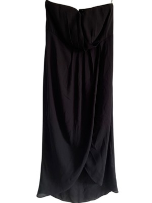 Tokito Falling Florals Dress Size AU 10 / US 6 Black Evening Cocktail Strapless