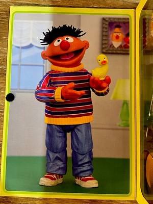 2024 Sesame Street Ernie Features The Letter ''C'' Volume 1 Neca Box   Ship