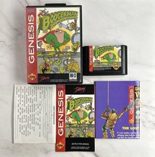 Boogerman: A Pick and Flick Adventure (Sega Genesis, 1994) - Complete In Box 