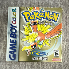 Pok mon Gold Version Nintendo Game Boy Color CIB w/ Manual, NTSC-U/C E 2000