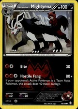 Team Magma's Mightyena Common DCR Double Crisis 19/34 on eBay