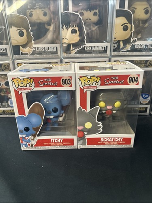 #ad Simpsons Itchy and scratchy funko pop Bundle $19.99