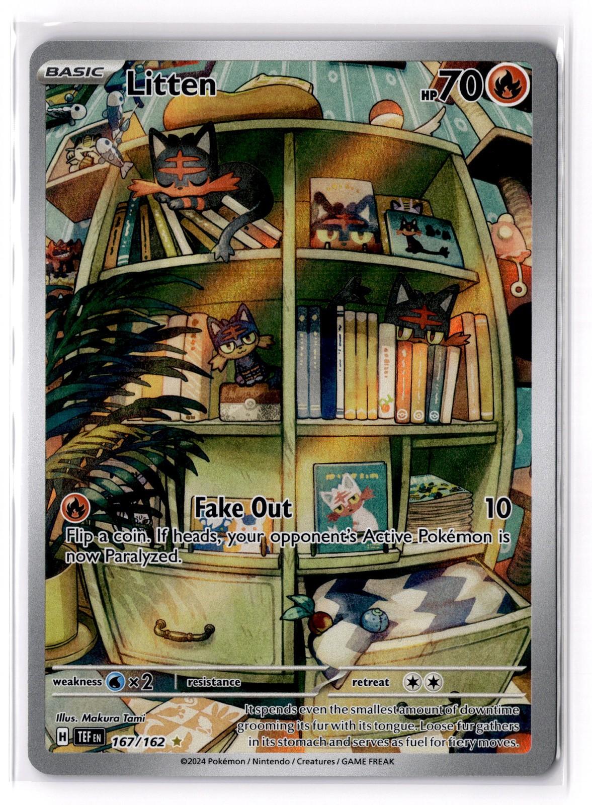 Litten - 167/162 SV05: Temporal Forces Holo NM