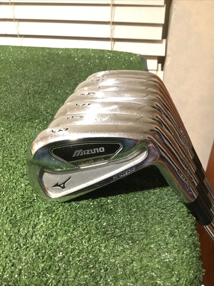 Mizuno MP-59 Ti. Muscle GF Forged Irons Set (3-PW) Stiff S300 Steel Shafts +1/2” - Image 2 of 4