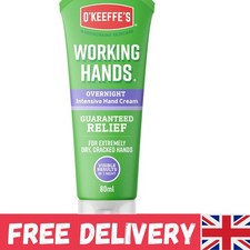 O Keeffe's Working Hands Overnight Cream 80ml - Visible Results in One Night