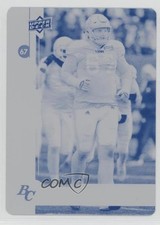 2018 Upper Deck CFL Achievement Printing Plate Cyan 1/1 Hunter Steward #52 i9i