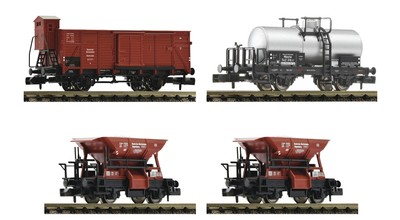 FLEISCHMANN 6660120 Scale N Set Of Four Freight Cars Of The DRG