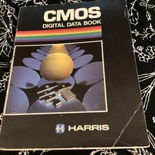 Vintage 1986 CMOS Digital Product Data Book - Harris