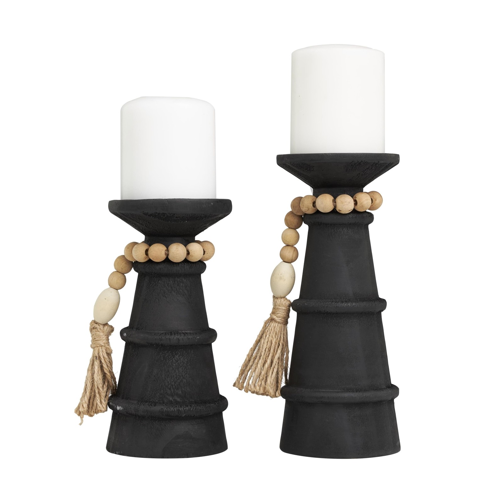 Textured Matte Candle Stand Wi...