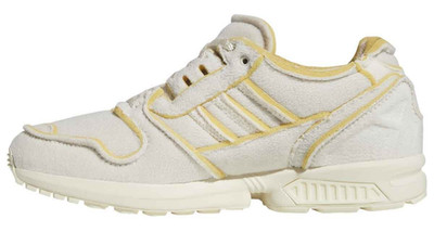 NEW Mens adidas Cozy ZX 8000 Size 8 Chalk White/Yellow Retro Sneakers Shoes