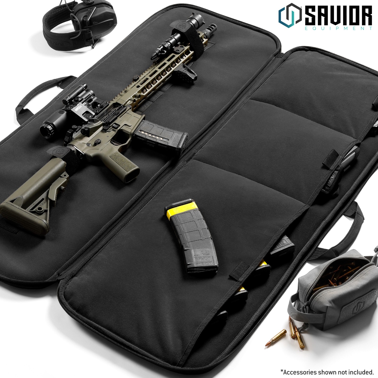 Swat Rifle Savior Specialist Tactical Single Rifle Bag Padded Soft Case w ...