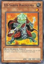 XX-Säbel Ragigura Yu-Gi-Oh! TU03-DE008 Selten