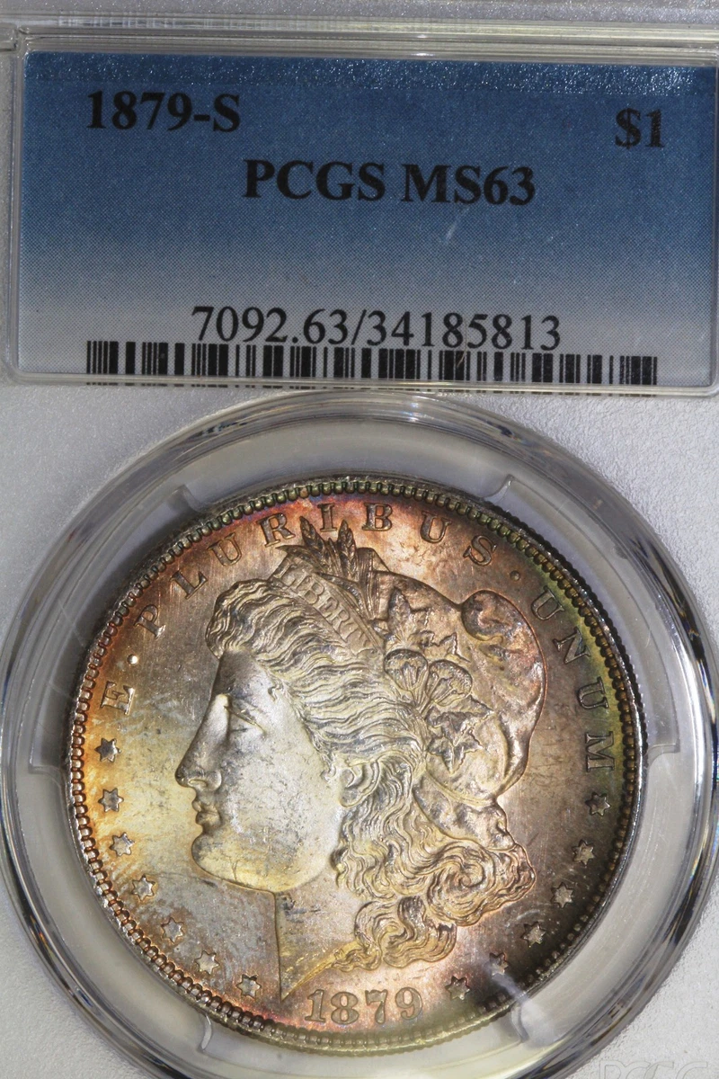 1879 Grade MS 63 Morgan US Dollars for sale | eBay